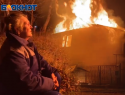 В Крымском районе в хуторе Новоукраинском загорелся жилой дом