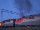 Крымские пожарные потушили загоревшийся поезд