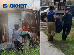 В Крымске пожарные спасли из горящего дома женщину-инвалида