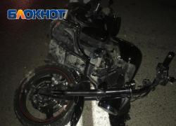 В Крымском районе «Фольксваген» врезался в мотоцикл