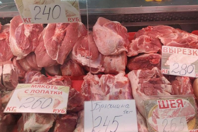 Свежая баранина, говядина и свинина - 