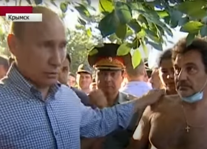 10 лет назад Крымский район посетил президент России Владимир Путин