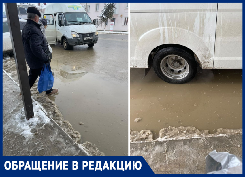 Проехало четыре маршрутки и только один водитель подъехал аккуратно